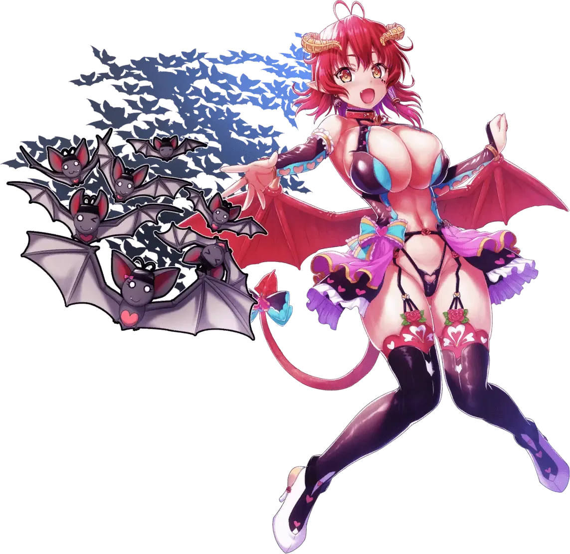 Big Breasts Fantasy Burst Character Art