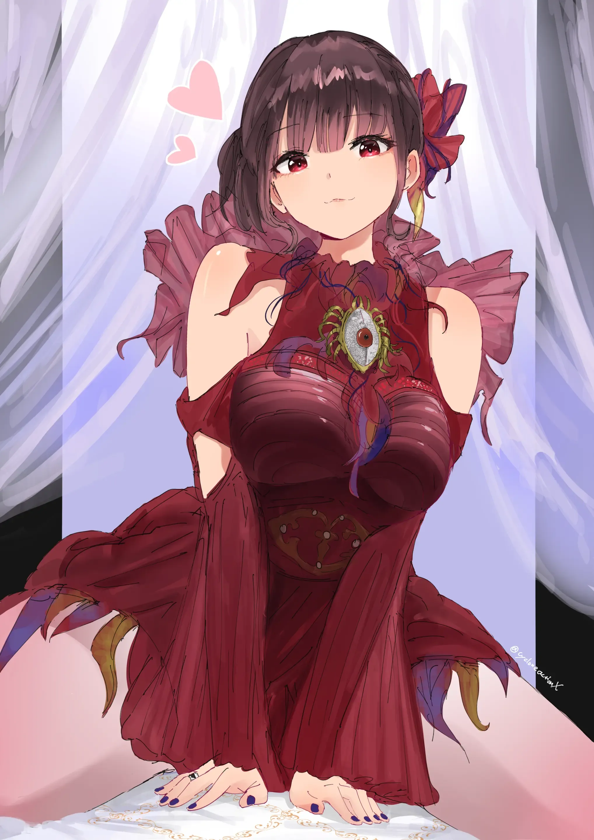 アギ様とラブラブ