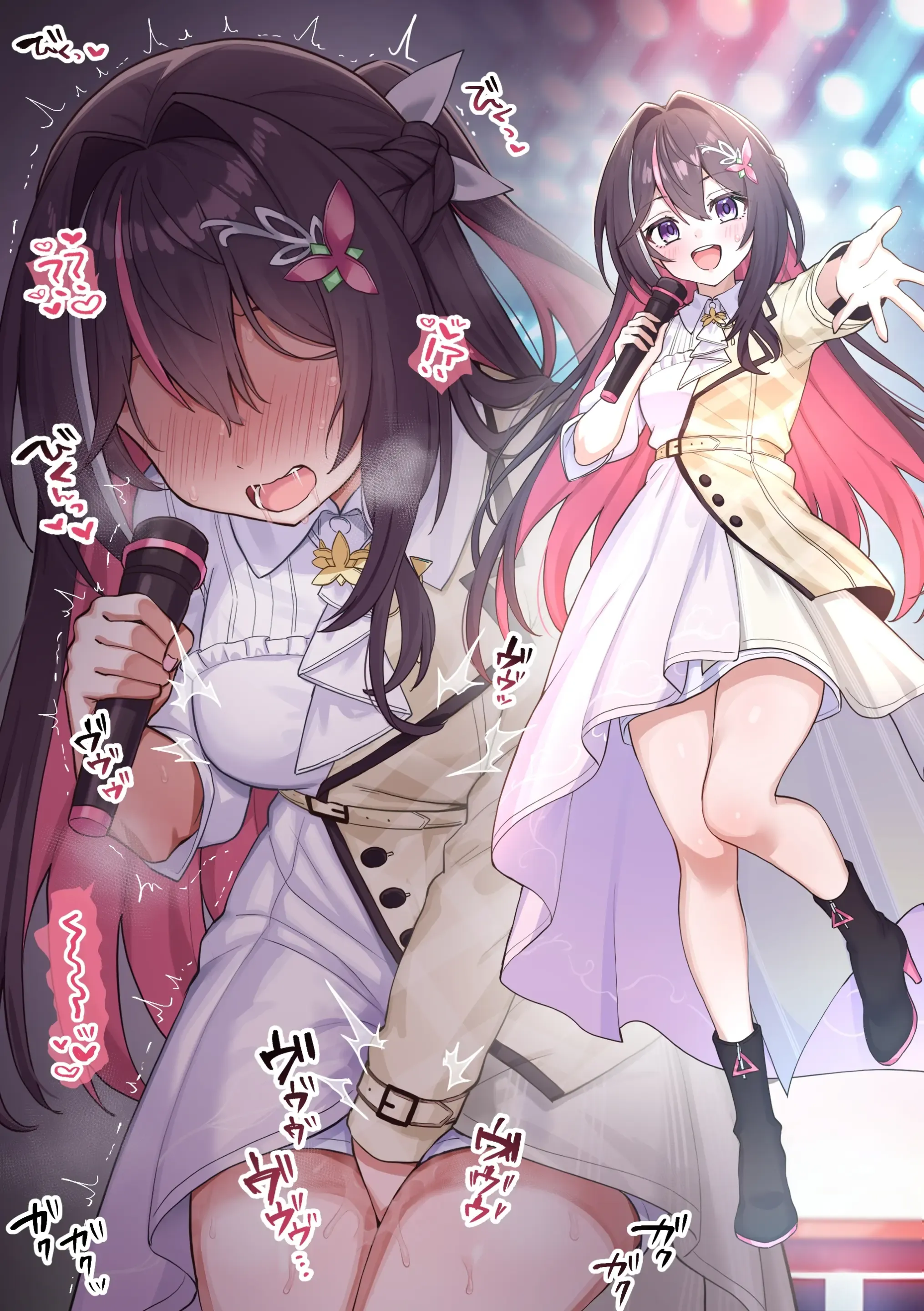 ライブ中の衣装にバイブが仕込まれ、ステージ上でアクメしちゃう AZ〇i ライブ中の衣装にバイブが仕込まれ、ステージ上でアクメしちゃう AZ〇i