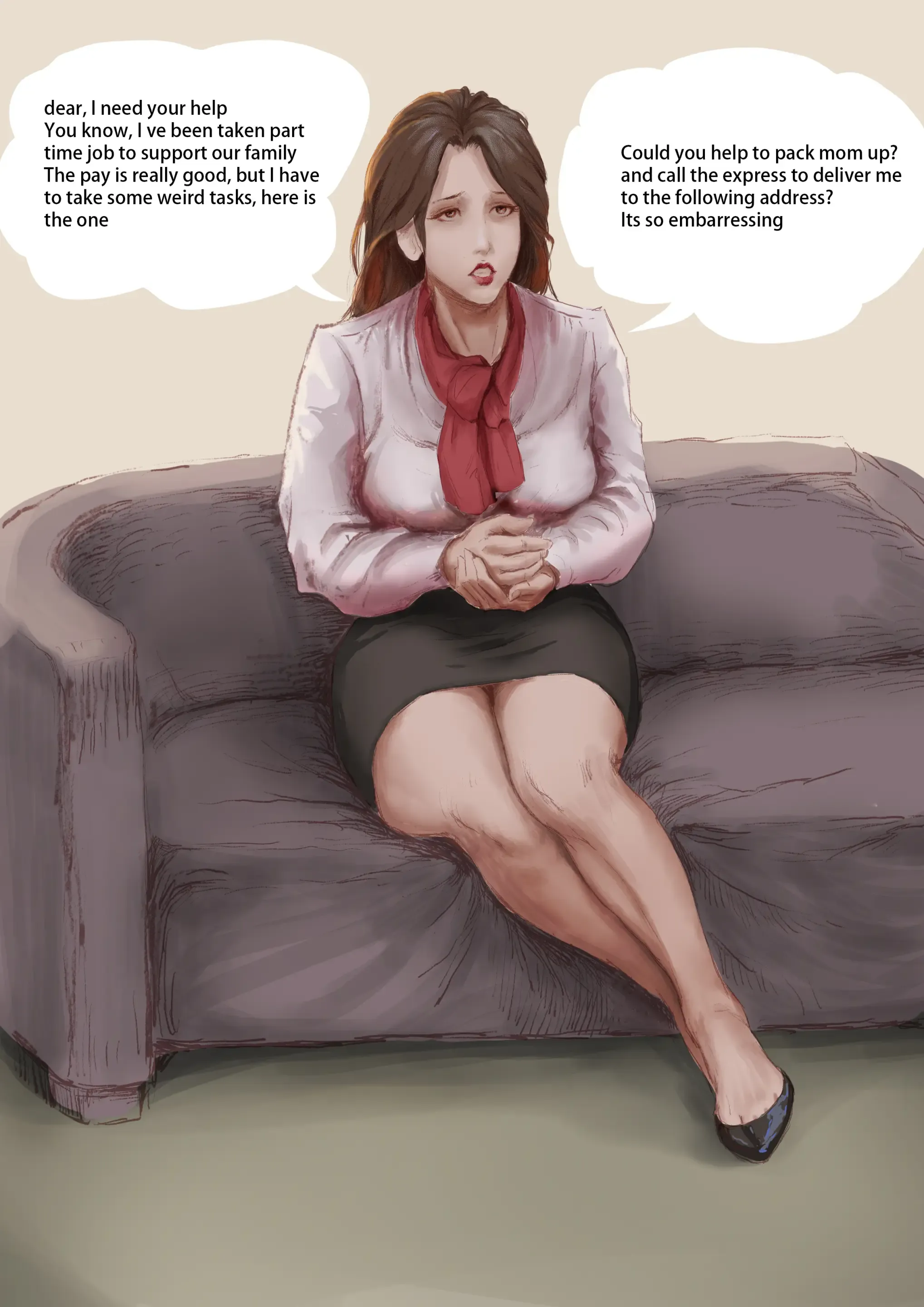 Airline Mom 2 - Vacuumed mom